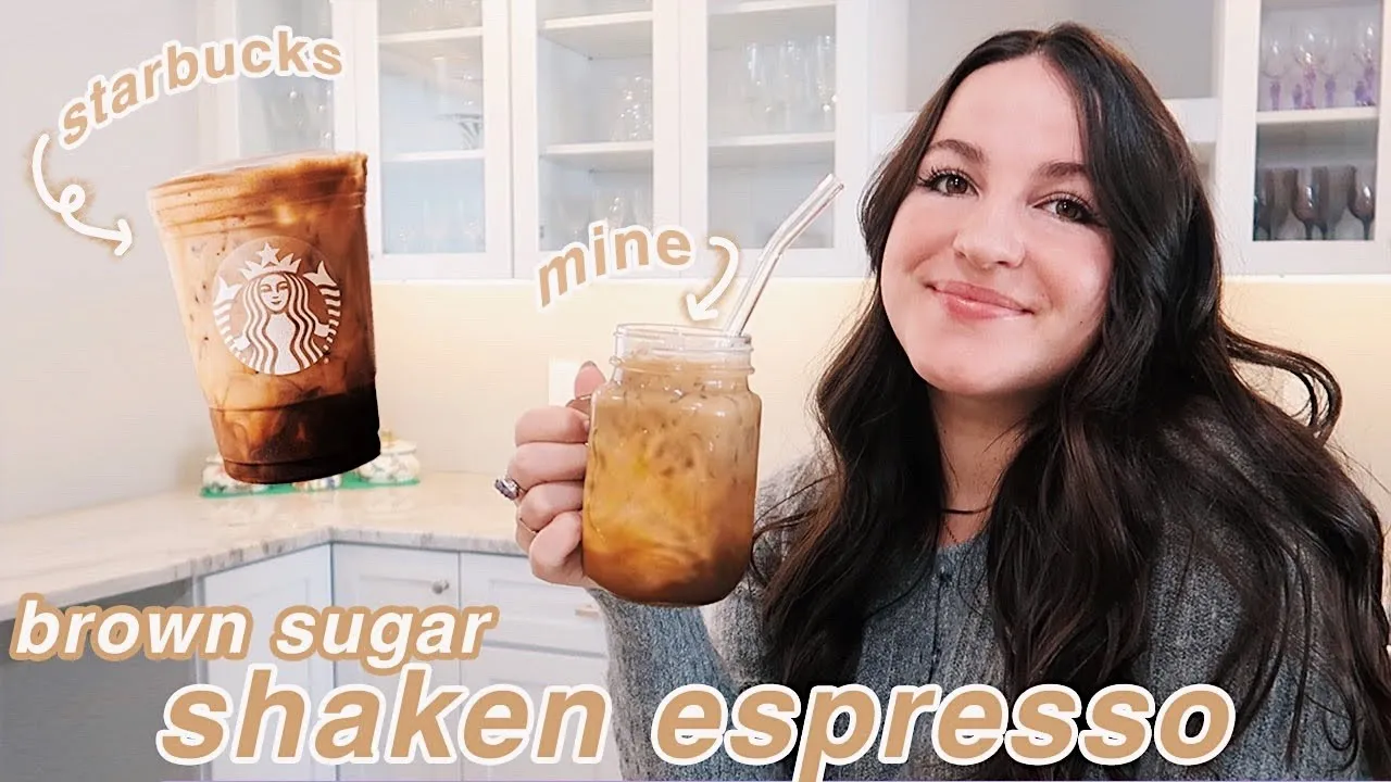 How to Make a Starbucks Brown Sugar Oat Milk Shaken Espresso AT HOME