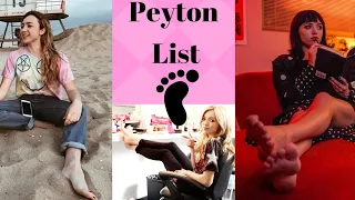 peyton lists feet
