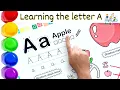 Learn Alphabets with Activity Sheets Let s learn the letter A Kids A-Z -