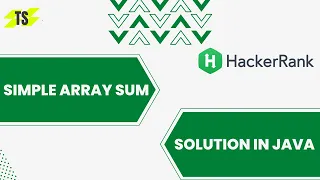 Simple Array Sum in Hackerrank - Java Simple Array Sum hackerrank in Tamil