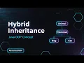 Hybrid Inheritance in Java OOPS in Java
