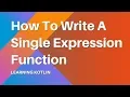 Learning Kotlin How to Write a Single Expression Function in Kotlin