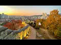Lagu [4K] Hwaseong Fortress Wall Evening Walk In Suwon, South Korea 수원 화성 성곽길의 저녁 노을 산책 걷기 화성행궁 행리단길