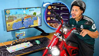 COMPREI UMA BIKE ELÉTRICA JOGANDO APOSTADO NO MOBILADOR! FREE FIRE