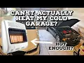 MR HEATER 30k BTU DUAL FUEL HEATER REVIEW 25 deg ambient temp 2 car garage test