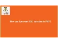 SOLVED How can i prevent SQL injection in php Better View-Download