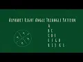 102 Alphabet Right Angle Triangle Pattern without any pre-defined method using while loop in Python