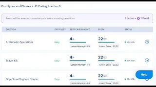 Prototypes and Classes in JavaScript essentials Js Coding Practice 6 answers Nxtwave intensive 2 0