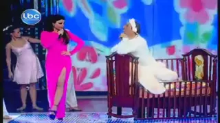ديو المشاهير     هيفاء وهبي و ماريو  باسيل   بابا فين دندنها