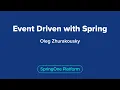 Event Driven with Spring