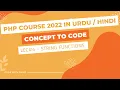 LEC - PHP COURSE code to concept