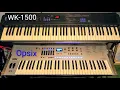 Lagu Casio WK-1500 \u0026 Korg Opsix SE Platinum