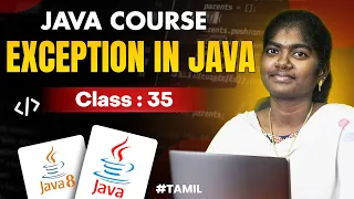 Java Programming 2025 Ep 35 EXCEPTION in Java With sample program in