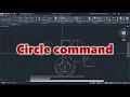 AutoCAD 2020 Tutorial for Beginners 3 Circle Command RU TUTORIAL HUB