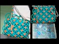 Download Lagu Cara membuat Tas dari limbah gelas plastik / Tas dari bibir aqua gelas