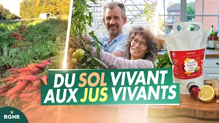 Du sol vivant aux jus vivants, les jardins du CEP