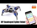 DIY Quadruped Spider Robot Kit STEM Crawling Robot for Programming - Banggood RC Store