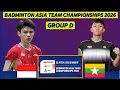 Lagu Richie Duta Richardo vs Lal Zudika | Badminton Asia Team Championships 2026