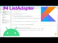 Adapters en Kotlin ListAdapter crear estructura base del adaptador ViewHolder y ItemCallback