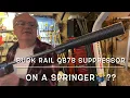 Can a Buck Rail QB78 suppressor work on a break barrel springer Walther Force 1000
