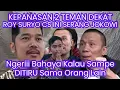 KEPANASAN! 2 ORG TEMEN DEKET ROY SURYO CS INI JELEK2IN JOKOWI HABIS HABISAN