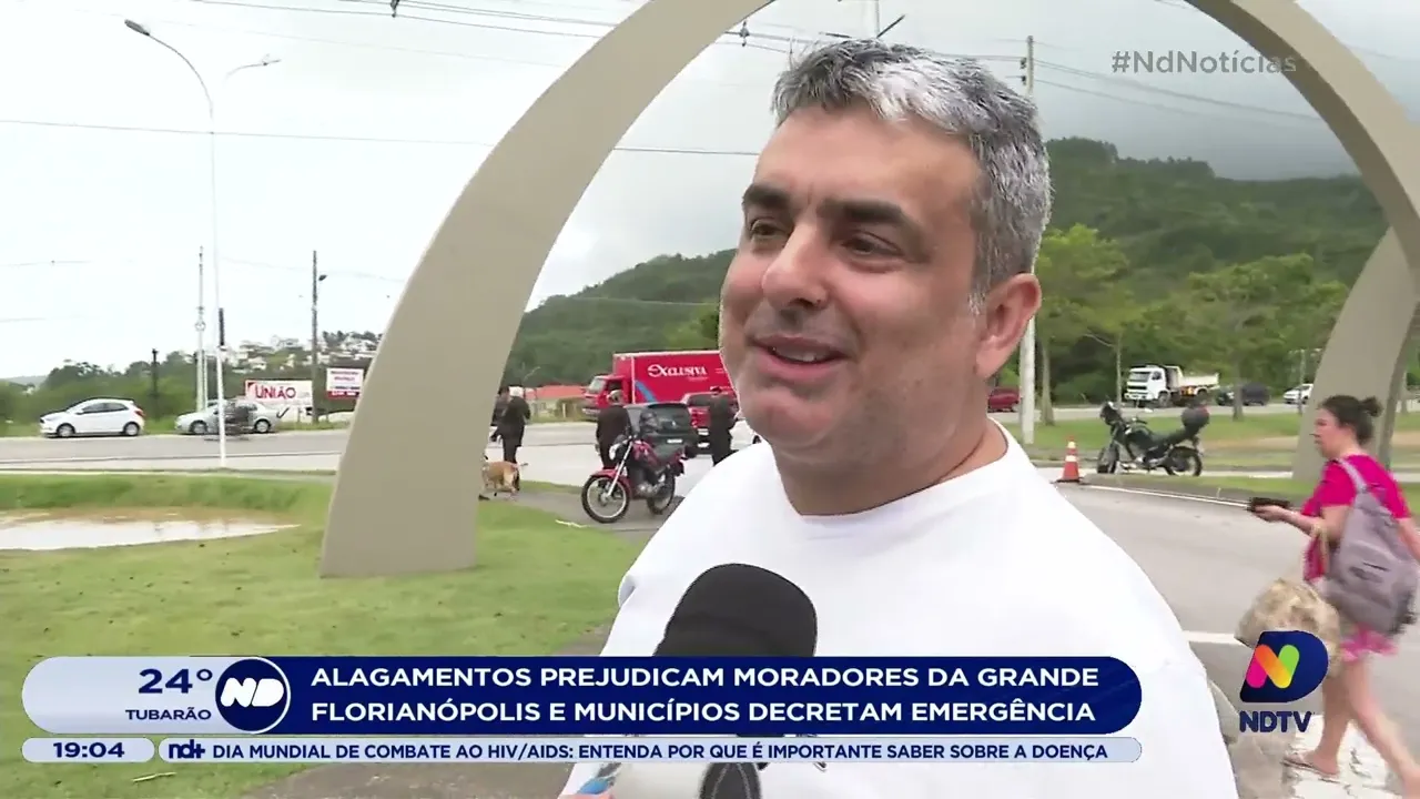 Municípios decretam situação de emergência na Grande Florianópolis