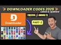 ✨ Latest \u0026 Updated Firestick and Android Tv Downloader Codes 2025 (Part- 2)✨