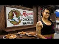 Trying the FAMOUS Roscoe s Chicken and Waffles