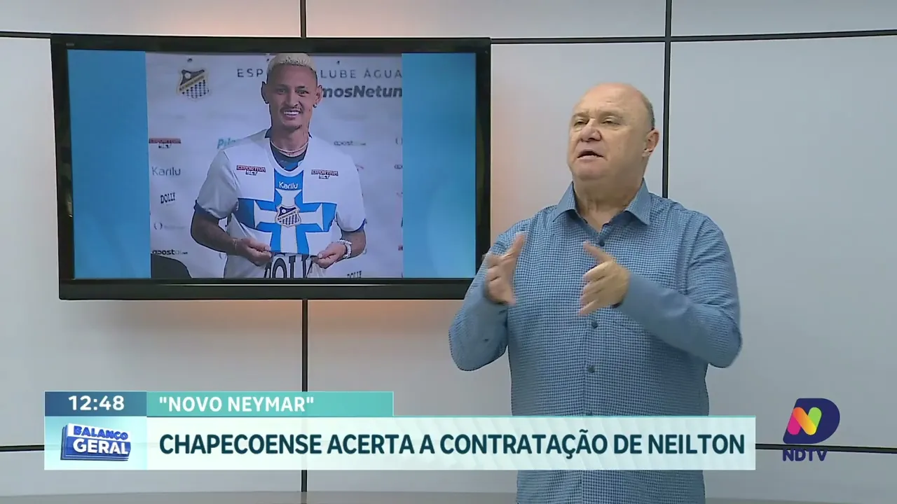 Atacante Neilton é o novo reforço da Chapecoense para a temporada