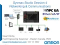 Omron Sysmac Studio Virtual Training Session 4 - 2022