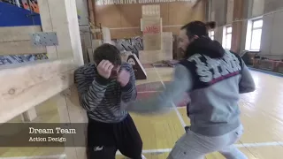 Old School Bare Knuckle Boxing Fight Scene