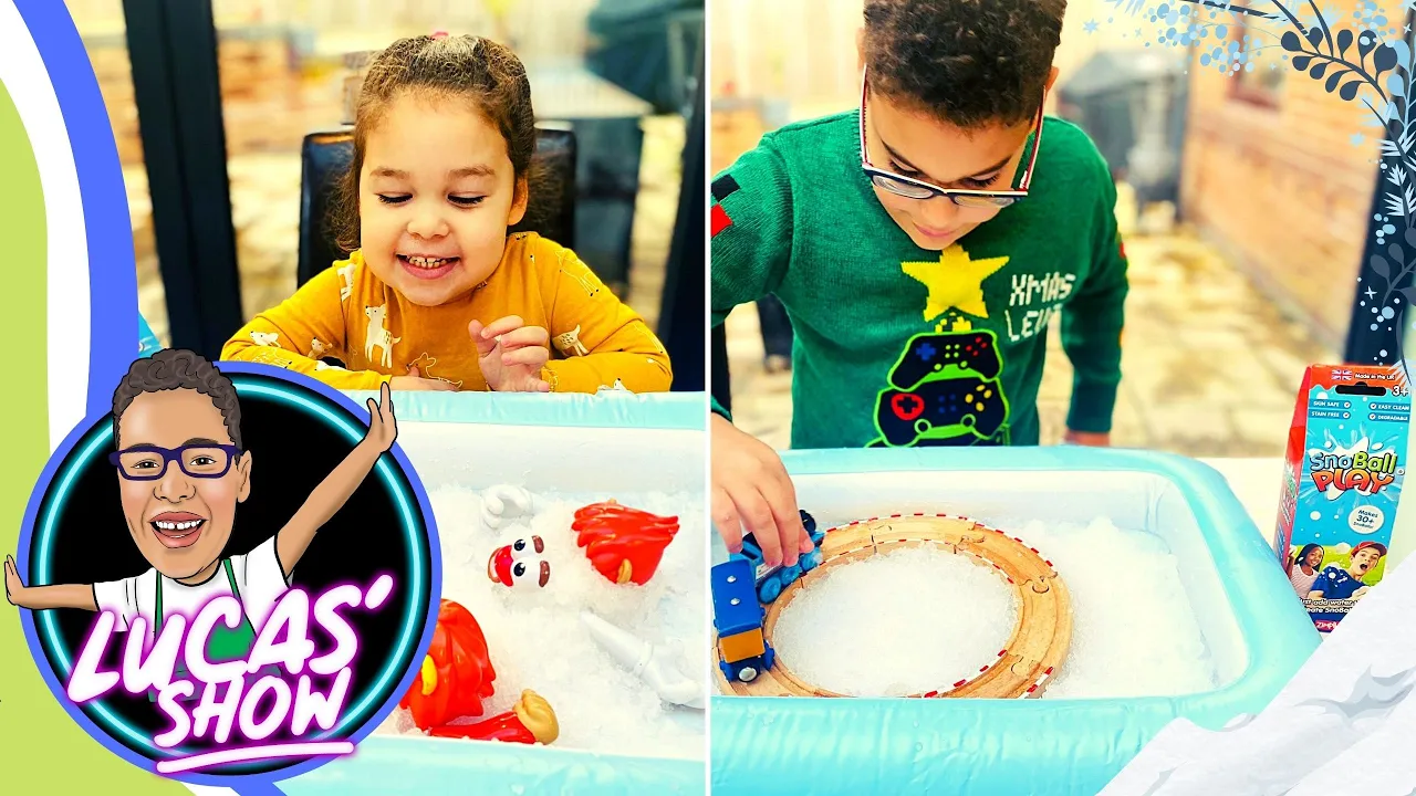 Kids make your  own Snow Play - Zimpli Kids SnoBall Play - Lucas