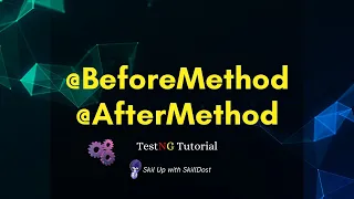 Master TestNG BeforeMethod AfterMethod in Hindi TestNG Annotations