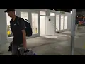 Walking into Laxit from Terminal 1 - Lax-it employee
