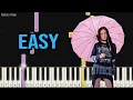 Download Lagu BLACKPINK - The Happiest Girl | EASY Piano Tutorial by Pianella Piano