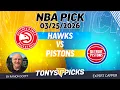 Hawks vs Pistons NBA Betting Odds Picks 26 Night Moves Show