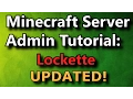 Minecraft Admin How-To Lockette UPDATED FREE