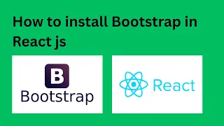 How to install Bootstrap in React js