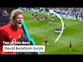 Download Lagu 10 ICONIC David Beckham goals you'll NEVER forget