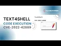 Text4shell remote code execution PoC CVE-2022-42889