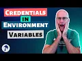 Store sensitive data in environment variables using phpdotenv