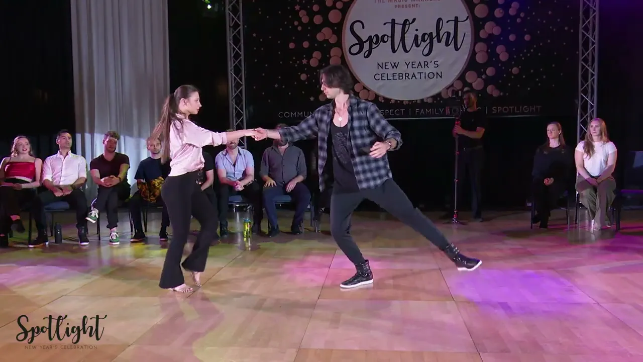 Spotlight New Year's Celebration 2023 Intermediate Jack & Jill - Brandon Julian & Abigail Roach