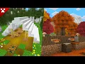 Exploring the NEW Dappled Forest Camps in Minecraft Survival Minecraft Ep 21