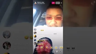King Of Califonia Blocck Boyy has GBO Gaston Running Live On Instagram LA Compton Rapper Piru