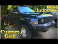 NASTY Cowl Induction Hood Custom Grill Install - 2nd Gen Dodge Cummins