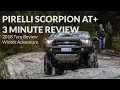 Download Lagu Pirelli Scorpion AT+ 3 Minute Review - Tyre Review Winter Adventure 2018