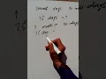 convert days to months Mathematics math