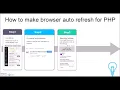 6 How to make browser auto refresh for PHP web application