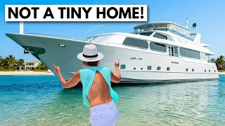 Why Buy a House? 🤯🤩 2006 Broward 106 “IRON LADY” Super Yacht Tour