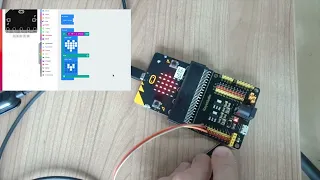 Programming your micro bit to switch image when a Digital Push Button is pressed